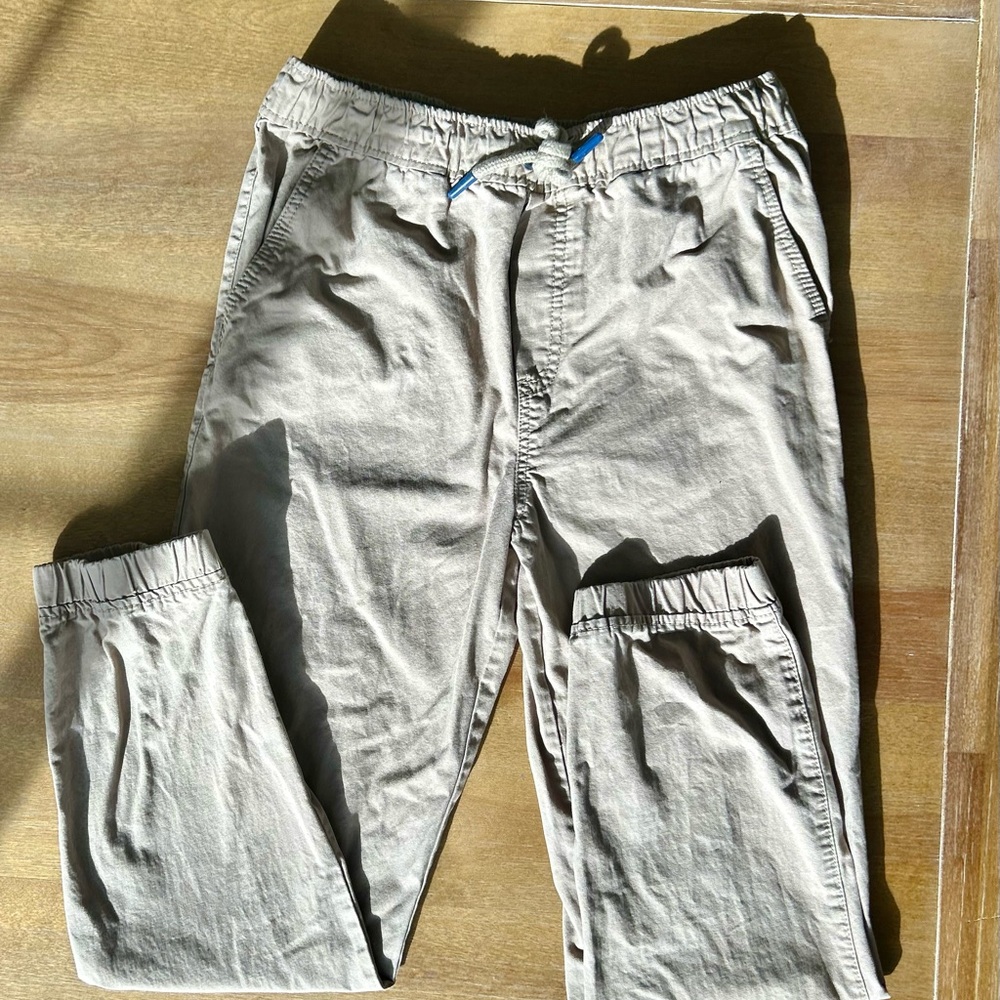 Tommy Bahama Khaki Beige Pants Drawstring Jogger Pants